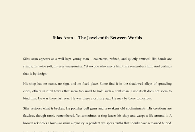 write immersive rpg character backstories and world lore